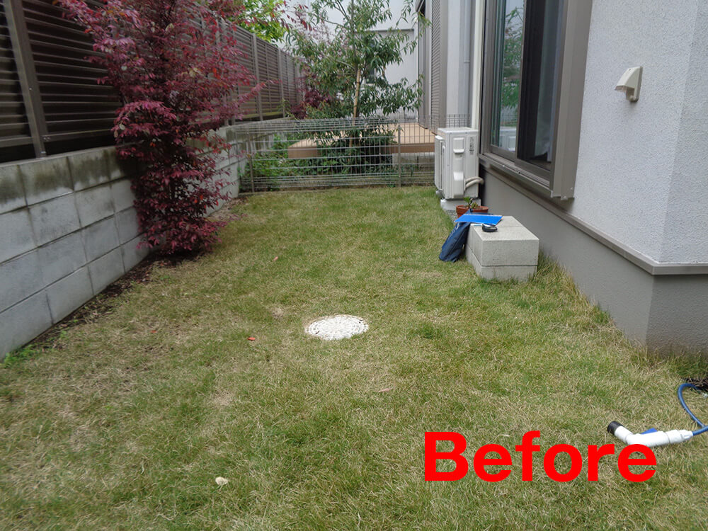 神奈川県藤沢市 庭 ウッドデッキ8