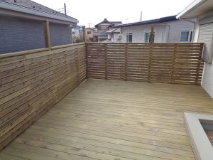 ウッドデッキ施工　デザインサンプル帳
